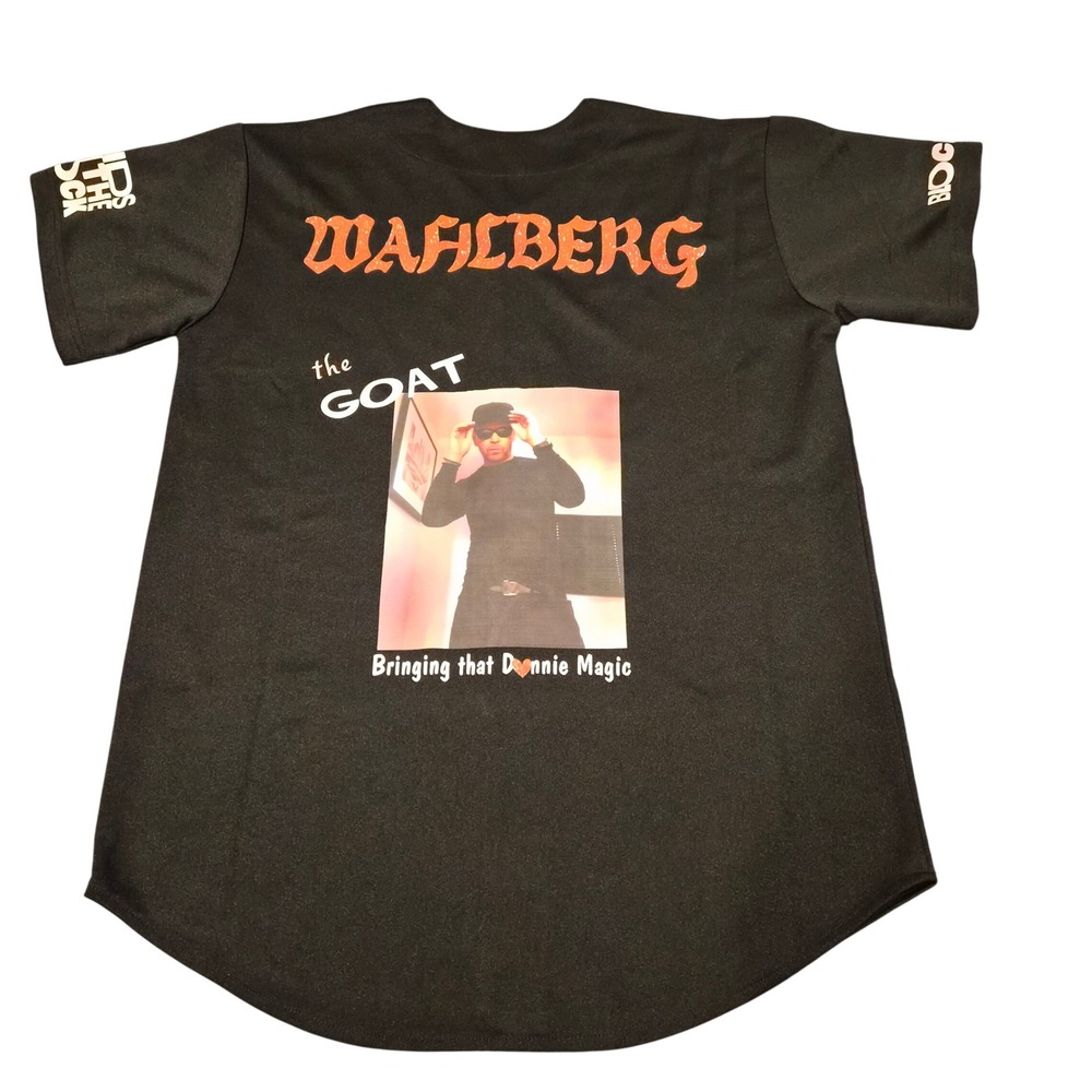NKOTB Donnie Wahlberg Blockhead Ealer Baseball Jersey Shirt GOAT Magic Unisex Lg